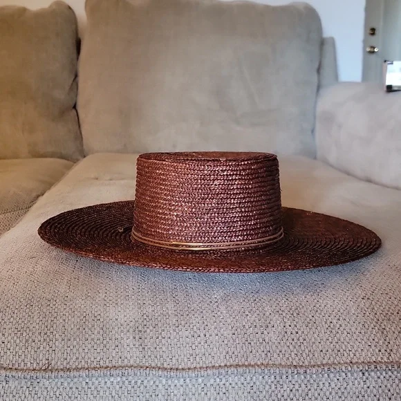 GIGI PIP Brown Straw Hat - Picture 2 of 10